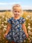 Preview: VORBESTELLUNG * Denim Optik Blumen