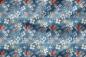 Preview: VORBESTELLUNG * Denim Optik Blumen - Schmetterlinge