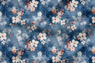 VORBESTELLUNG * Denim Optik Blumen