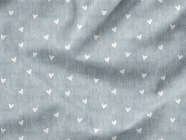 VORBESTELLUNG * Denim Optik Hellblau /Herzen