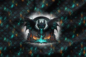 *Gothic Dragon Serie * - Eigenproduktion -Einzelpanel Jersey - 2