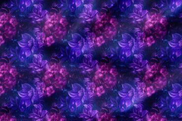 * Magical Wolf - Flower - Jersey - *95 cm  STÜCKE*