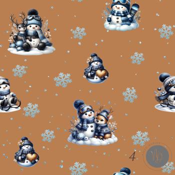 Digitales Stoffdesign - Snowman - 4