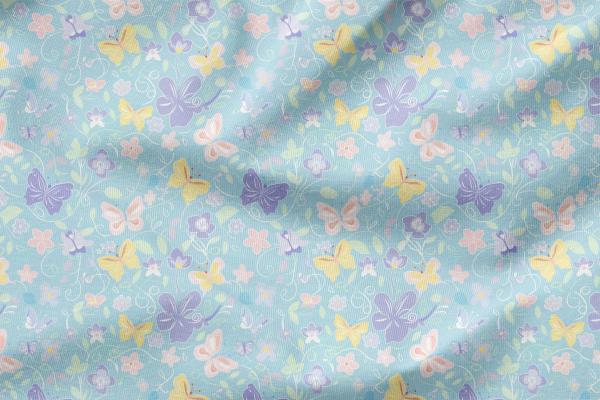 VORBESTELLUNG * Pastel Schmetterlinge / Blumen