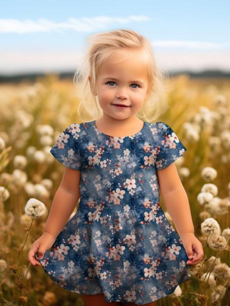 VORBESTELLUNG * Denim Optik Blumen