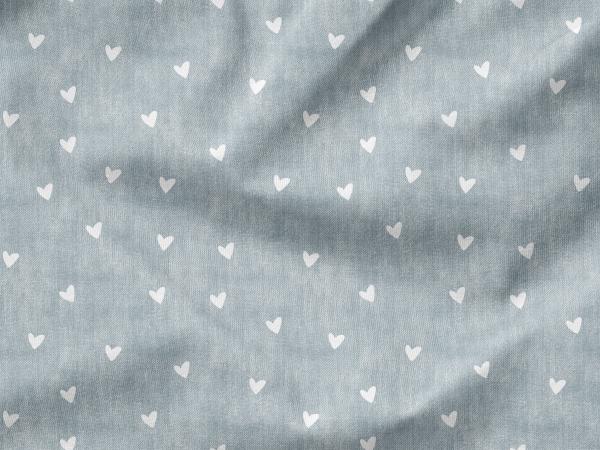 VORBESTELLUNG * Denim Optik Hellblau /Herzen