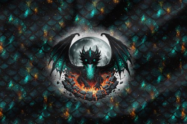 *Gothic Dragon Serie * - Eigenproduktion -Einzelpanel Jersey - 3