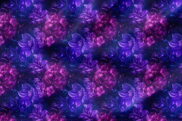 * Magical Wolf - Flower - Jersey - *95 cm  STÜCKE*