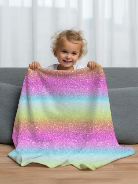 VORBESTELLUNG Fake Glitter Ombre Pink/Blau/Gelb/Orange