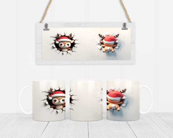 Tasse - Reindeer 3D