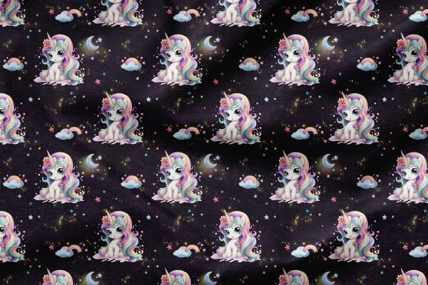 * Unicorn-Land * - Eigenproduktion -Bio French Terry