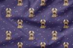 Allover / Kombi - Little Cutie- Muster - Deeppurple