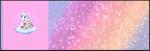 VORBESTELLUNG * Sparkling Rainbow Unicorn* Panel - Eigenproduktion - Rosa