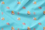 VORBESTELLUNG * Happy Easter Muster* - Softglitter Türkis