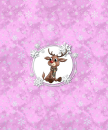 VORBESTELLUNG *Christmas in the Forest Serie - Panel inkl Kombi- Rentier-Rosa