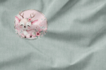 Vorbestellung * Winter Deer * - Eigenproduktion - Mint Denim