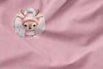 Vorbestellung * Winter Deer * - Eigenproduktion - Rosa Denim