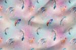 VORBESTELLUNG * Muster- Beautiful Boho Horses -  Schimmer Glitter 5 - Federn