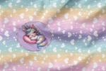 Vorbestellung * Sleeping Unicorn 2 * - Eigenproduktion - Pastel Herzen