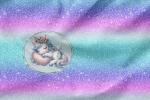 Vorbestellung * Sleeping Unicorn 3 * - Eigenproduktion - Ombre Glitter