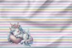 Vorbestellung * Sleeping Unicorn 4 * - Eigenproduktion - Pastel Stripes