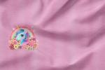 Vorbestellung * Flower Unicorn* Panel - Eigenproduktion - Rosa