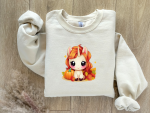 Bügelbild - Kawaii Autumn Unicorn- 10 cm