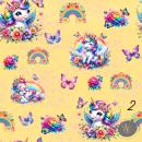 Digitales Stoffdesign - Rainbow Unicorn- 2