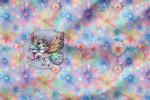 Vorbestellung * Butterfly Unicorn 1 - Eigenproduktion Pastel Blumen