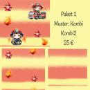 Digitales Stoffdesign - Cute Firefighter Exklusiv - Paket 1