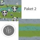 Digitales Stoffdesign - Sweet Panda - Paket 2