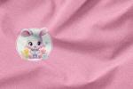 Vorbestellung * Cute Easter* Panel - Eigenproduktion - Rosa SoftGlitter
