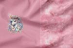 Vorbestellung * Mama Unicorn mit Zwillingen - Eigenproduktion - Rosa Tinten Glitter