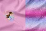 Vorbestellung * GlitterMermaid* Panel - Eigenproduktion - Pink/Blau